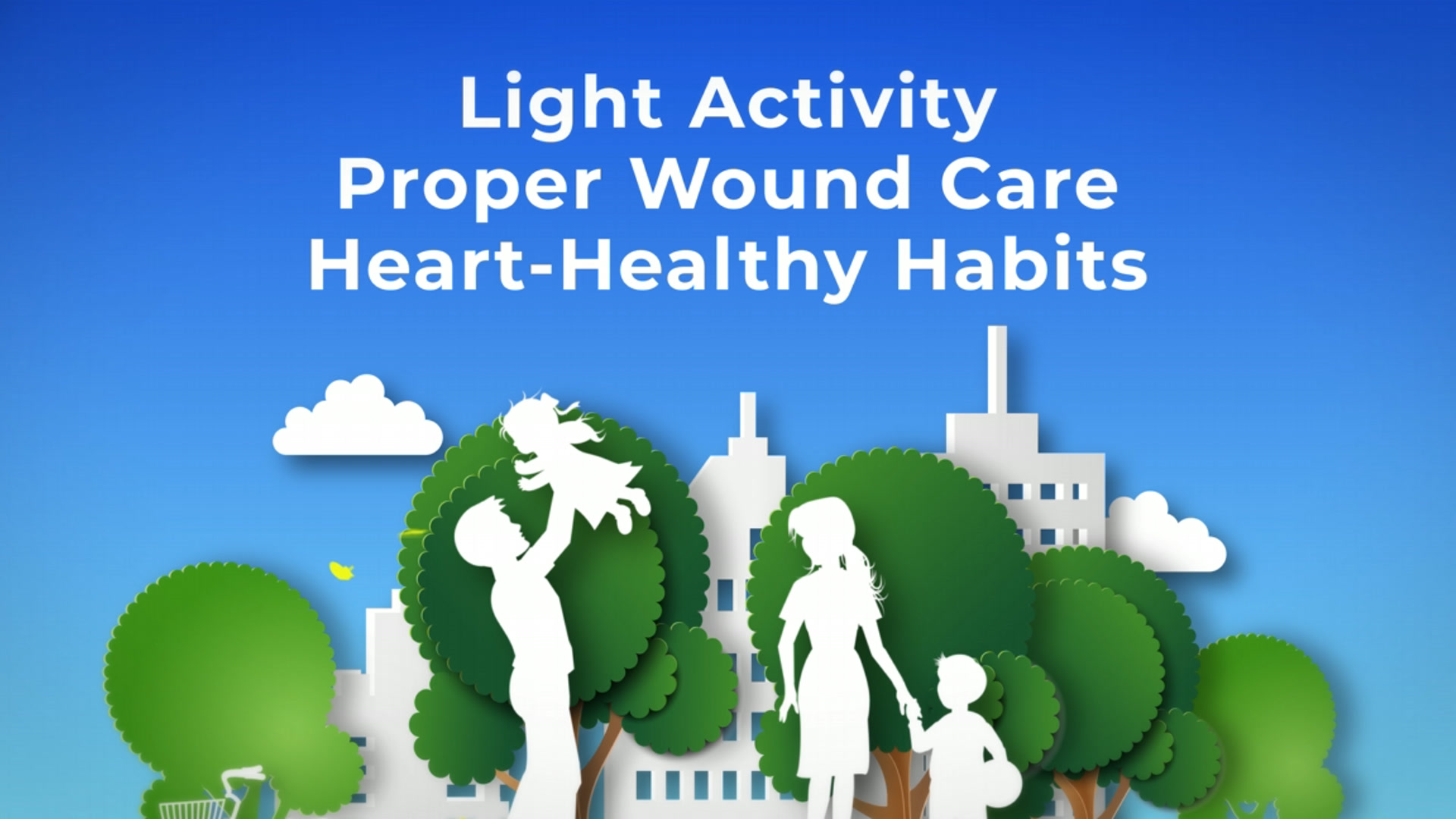 Light activity, wound care, and heart-healthy recovery habits